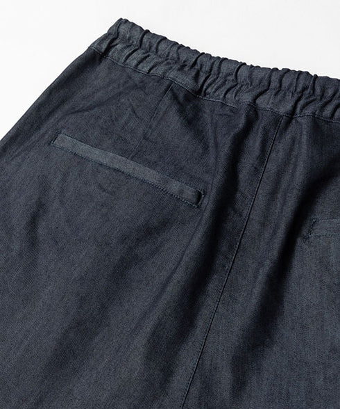 MR.OLIVE / COOLMAX STRETCH DENIM / 2TACK TAPERED EASY PANTS ミスターオリーブ/クールマックスストレッチデニム/2タックテーパードイージーパンツ